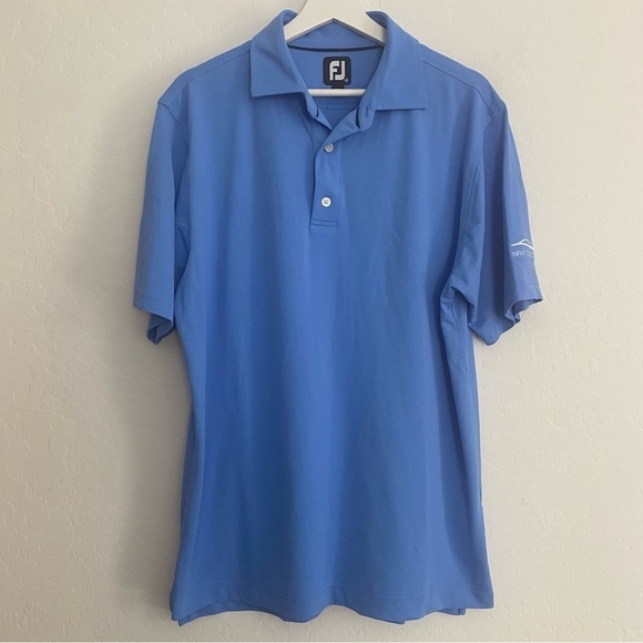 FootJoy Light Blue Polo Size Medium - Picture 7 of 7